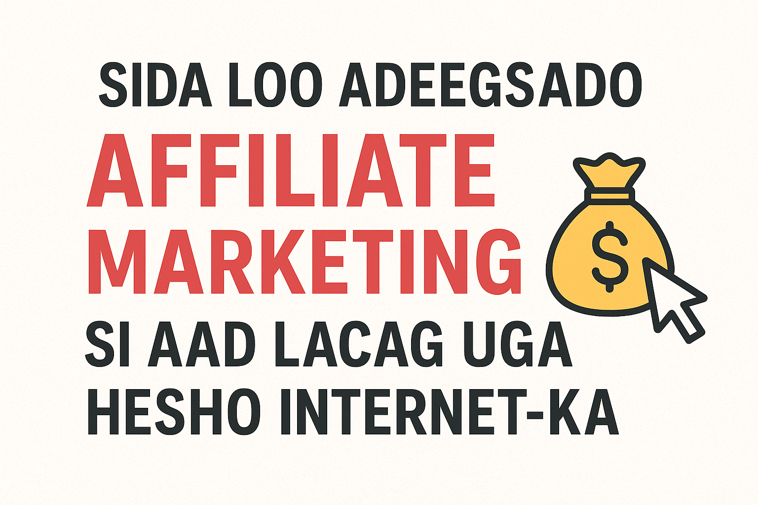 affiliate marketing afsomali